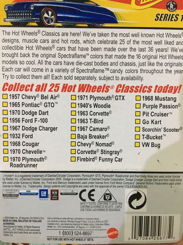 Pit Cruiser - Hot Wheels Classics Series 1 toy car collectible - Main Image 2