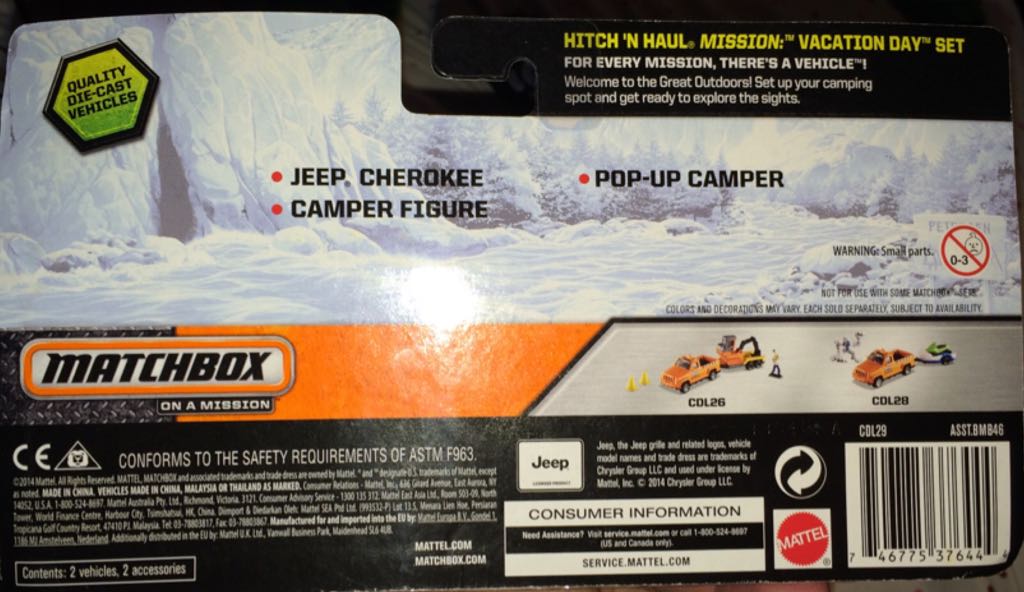 Hitch ’N Haul Mission:Vacation Day  toy car collectible - Main Image 2