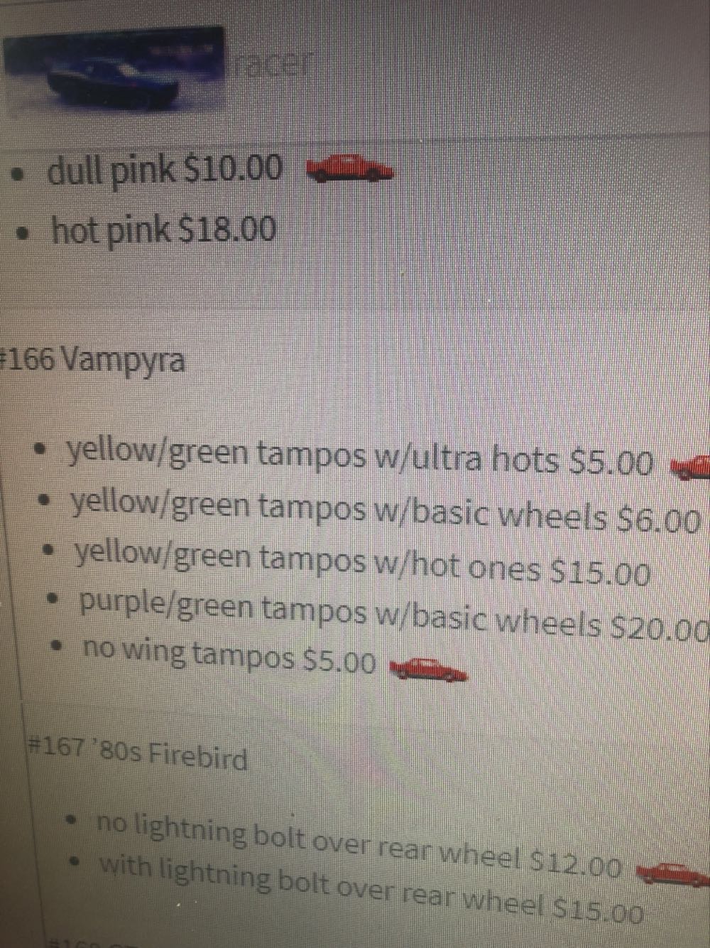 Vampyra toy car collectible - Main Image 3
