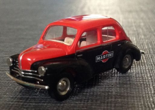 Renault 4CV - Martini toy car collectible - Main Image 1
