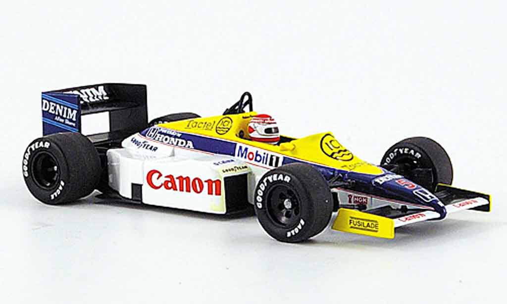 Williams Honda FW10  - Minichamps toy car collectible - Main Image 2