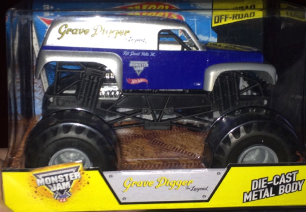Hot Wheels Grave Digger - Monster Jam toy car collectible - Main Image 1