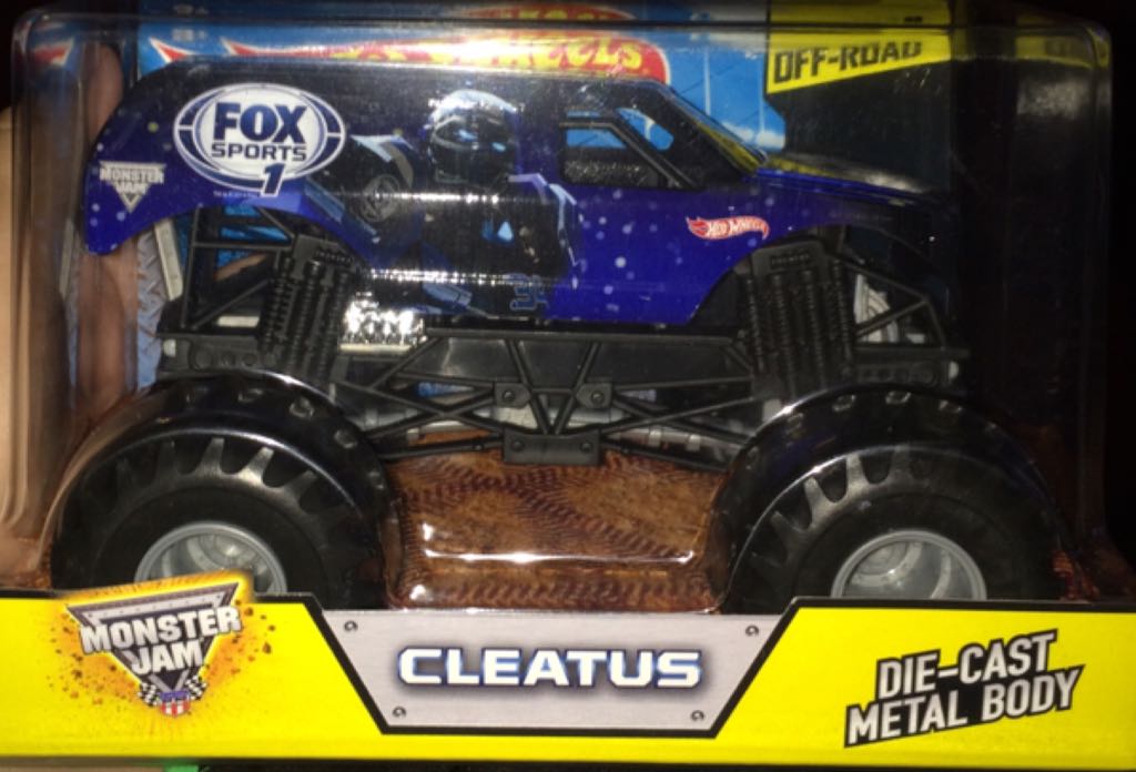 Hot Wheels Cleatus - Monster Jam toy car collectible - Main Image 1