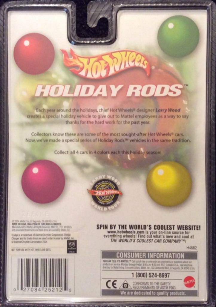 2004 Holiday Rods: 1967 Dodge Charger - 2004 Holiday Rods toy car collectible - Main Image 2