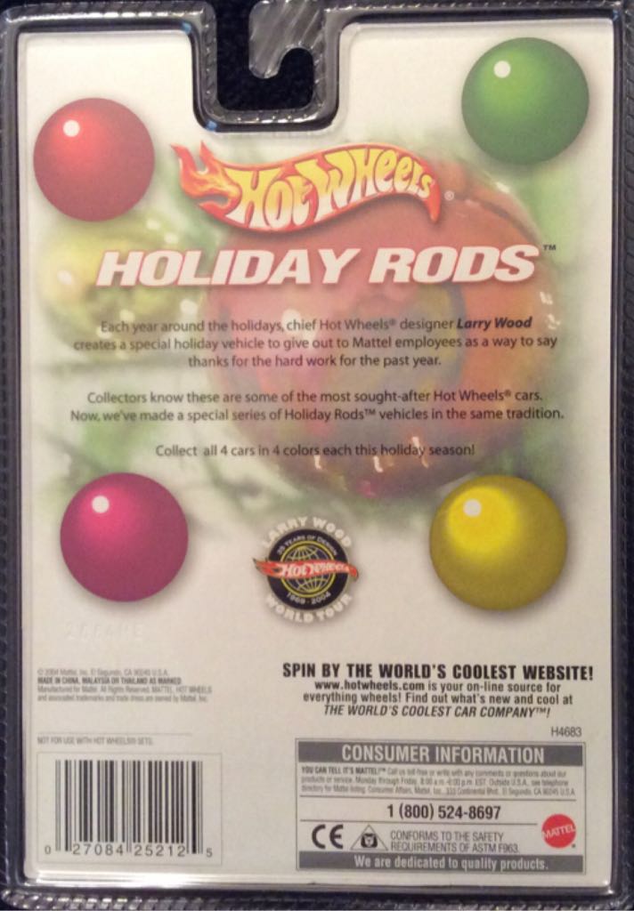 PURPLE PASSION®️~HOLIDAY RODS™️ - 2004-HOLIDAY RODS™️ toy car collectible - Main Image 2