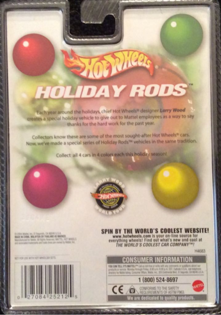 PURPLE PASSION®️~HOLIDAY RODS™️ - 2004-HOLIDAY RODS™️ toy car collectible - Main Image 2