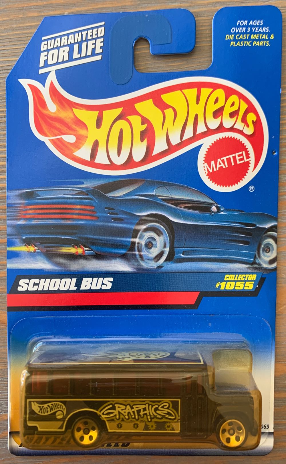 School Bus - Mattel Wheels toy car collectible - Main Image 2