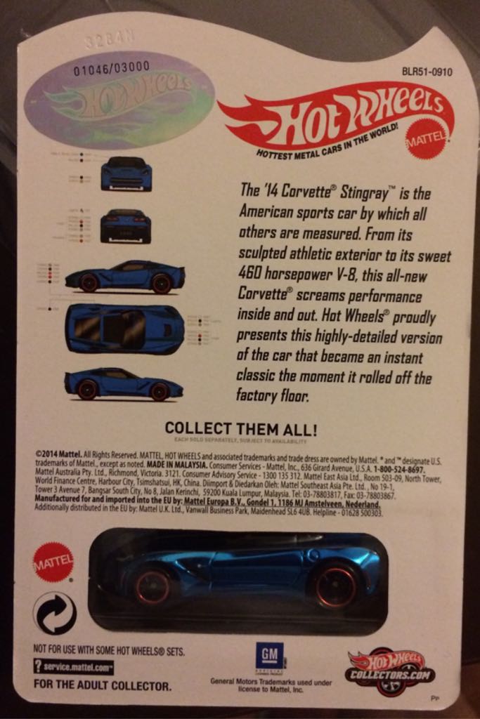 Rlc Corvette Stingray 2014 - RLC toy car collectible - Main Image 2