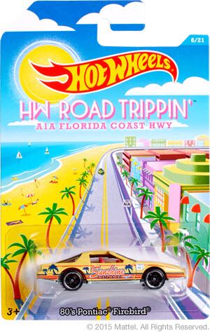 80’s Pontiac Firebird - 2015 - HW Road Trippin toy car collectible - Main Image 1