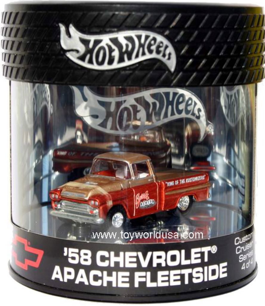 Custom Cruiser Series (2003): ’58 Chevrolet Apache Fleetside - Custom Cruisers Series toy car collectible - Main Image 1