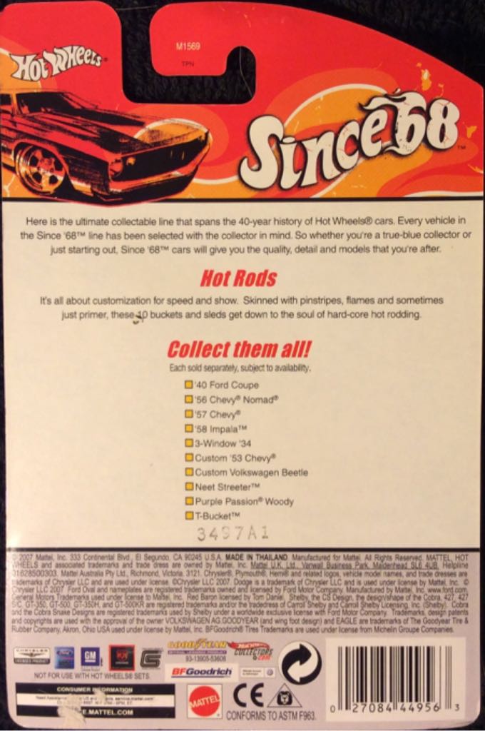Since ’68 ”Hot Rods” (2007): Neet Streeter - Since ’68 ”Hot Rods” toy car collectible - Main Image 2