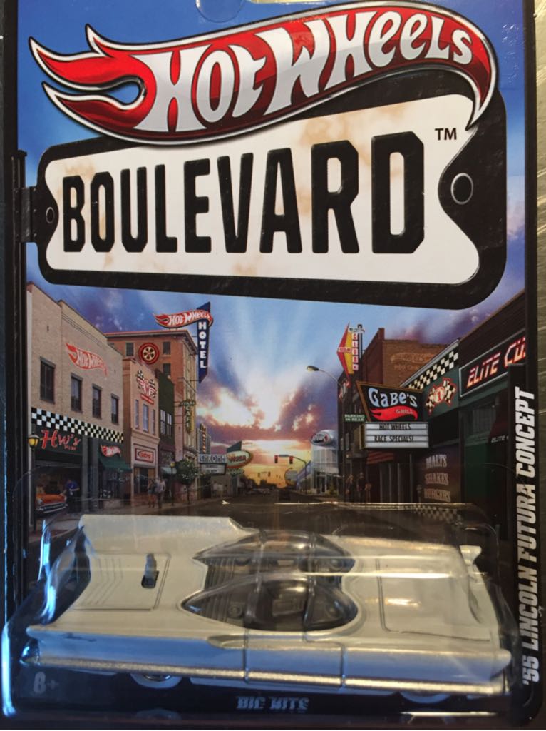 Batmobile: 1955 Lincoln Futura Concept - HW Boulevard toy car collectible - Main Image 1