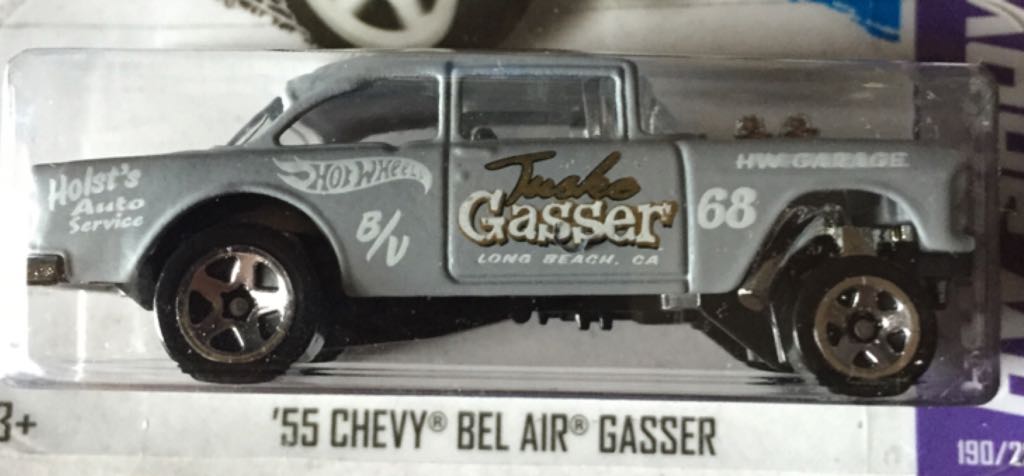 Chevy Bel Air Gasser (1955) - HW Showroom toy car collectible - Main Image 2