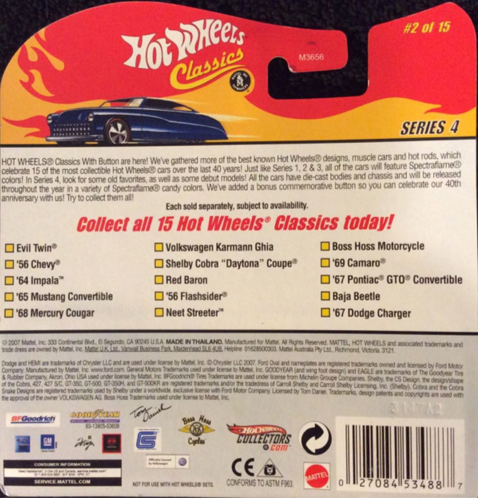 Hot Wheels Classics Series 4: Baja Beetle - Hot Wheels Classics Series 4 toy car collectible - Main Image 2