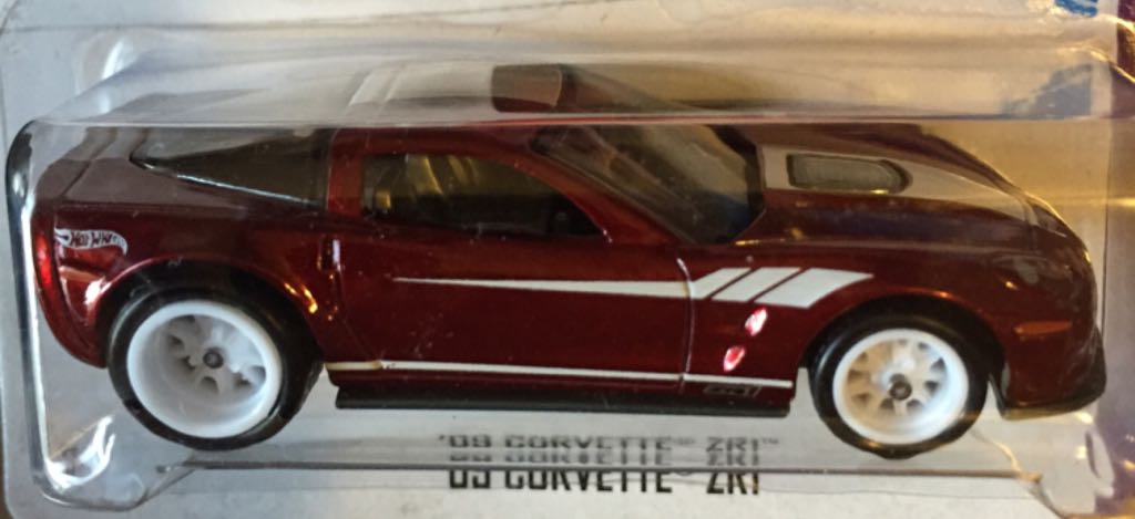 Corvette ZR1 2009 (Super Treasure) - HW Showroom toy car collectible - Main Image 2