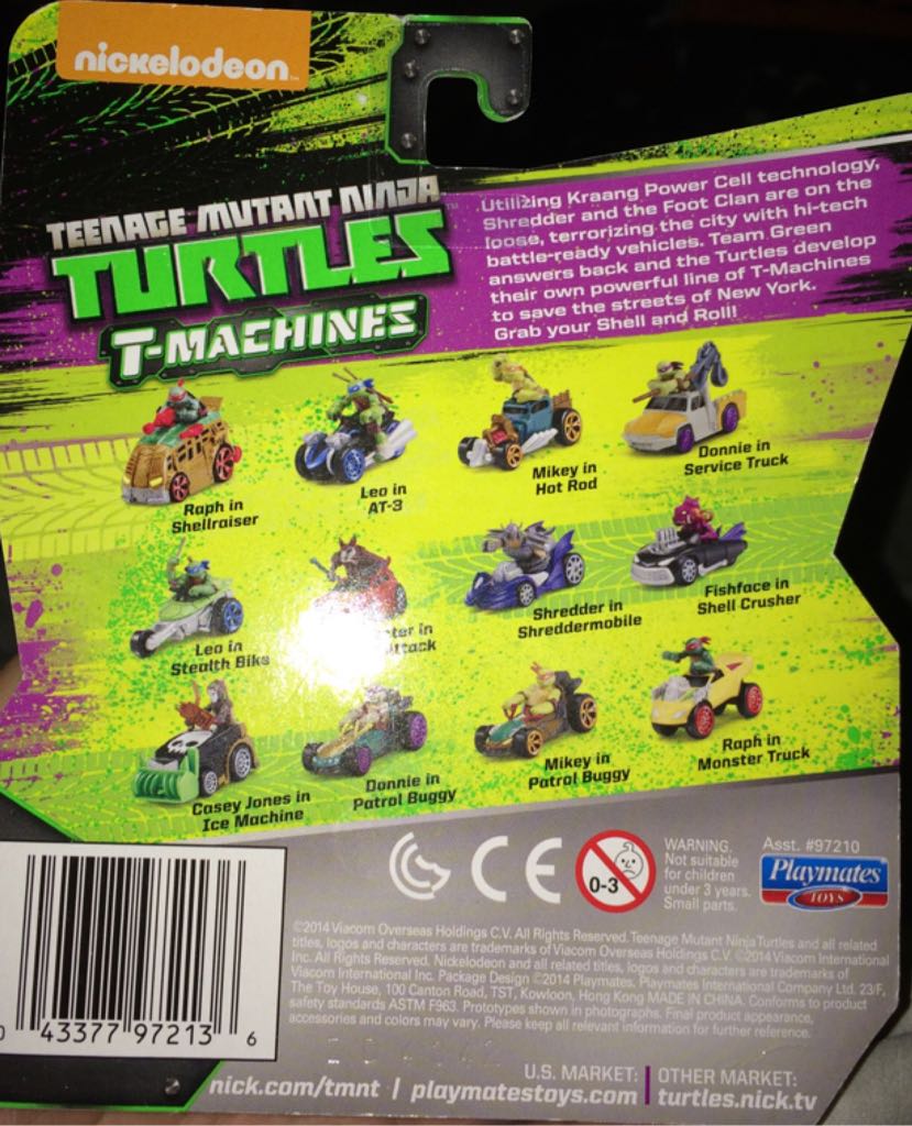T-Machines Shredder In Shreddermobile  toy car collectible - Main Image 2