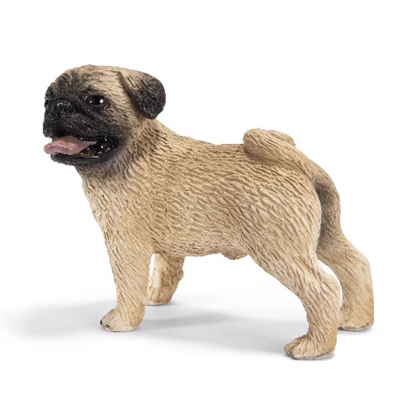Pug Male - Dog toy car collectible - Main Image 1