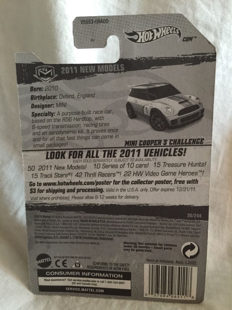 Mini Cooper S Challenge - 2011 New Models toy car collectible - Main Image 2