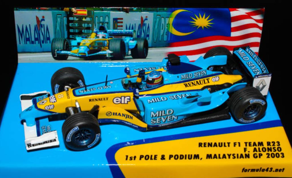 Renault R23 - Minichamps toy car collectible - Main Image 2