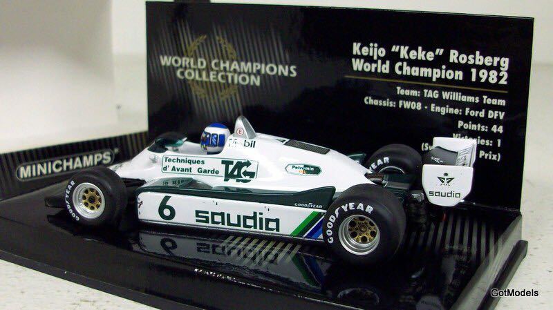 Williams FW08 - Minichamps toy car collectible - Main Image 2