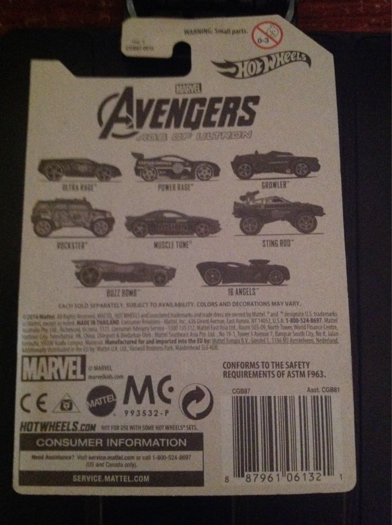 Sting Rod - Marvel Avengers: Age Of Ultron toy car collectible - Main Image 2