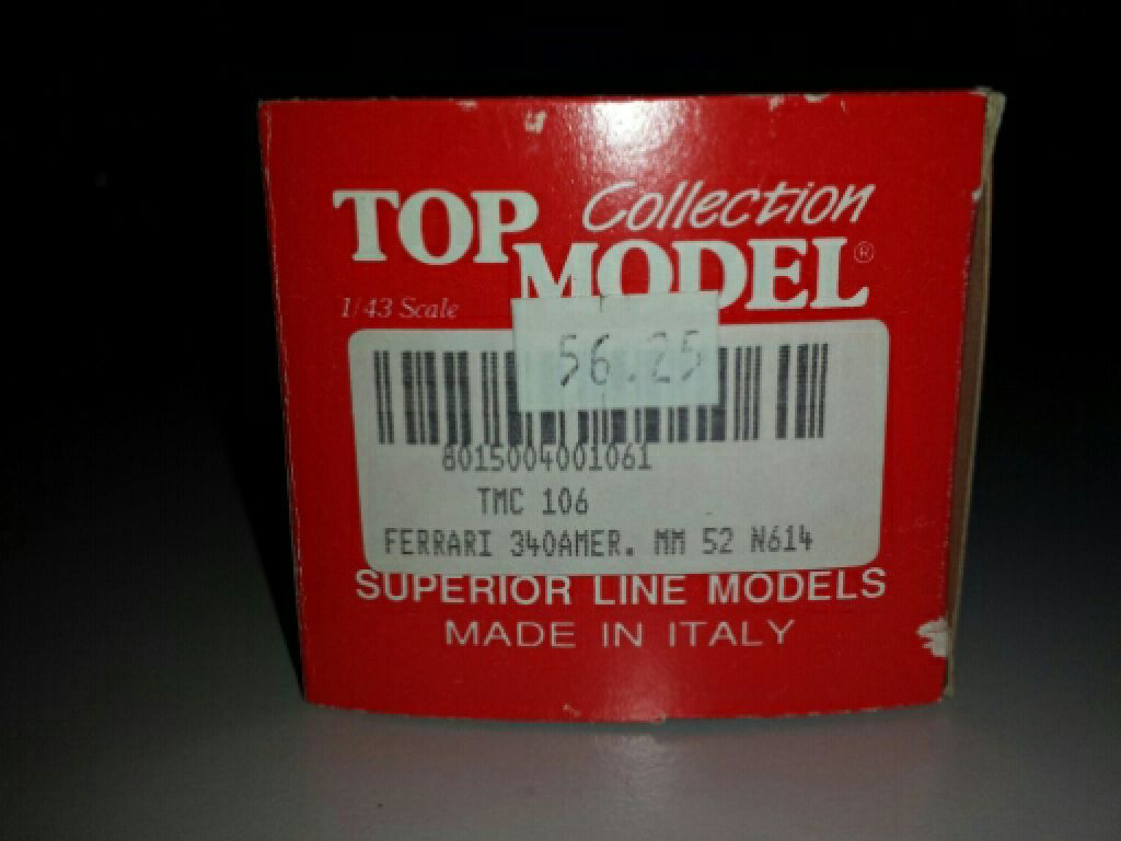 1950 Ferrari 340 America Spyder  toy car collectible - Main Image 1