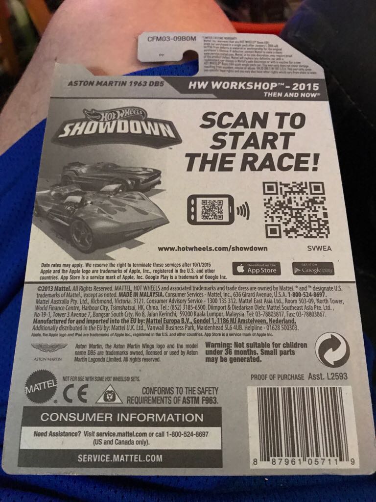 Aston Martin 1963 DB5 - HW Workshop/All Stars toy car collectible - Main Image 2