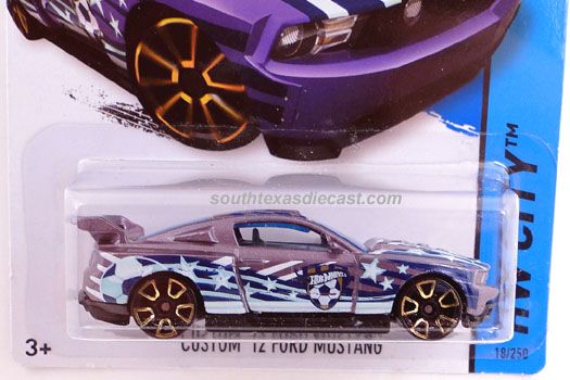 Custom ’12 Ford Mustang - 2014 HW City - HW Goal toy car collectible - Main Image 1