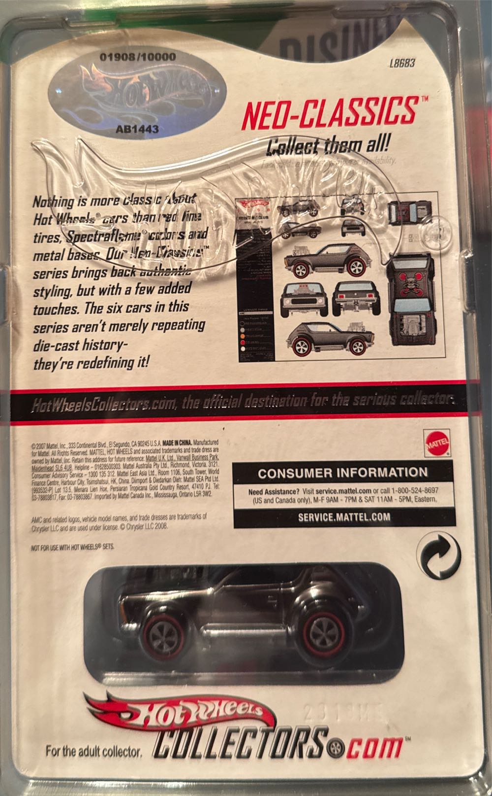 AMC Gremlin Grinder RLC - Neo Classics Series 7 toy car collectible - Main Image 3