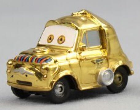 Luigi as C-3PO - star wars toy car collectible - Main Image 1