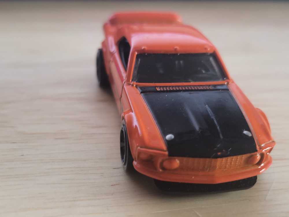 ‘69 Ford Mustang Boss 302 - 2015 Hot Wheels HW Workshop toy car collectible - Main Image 3
