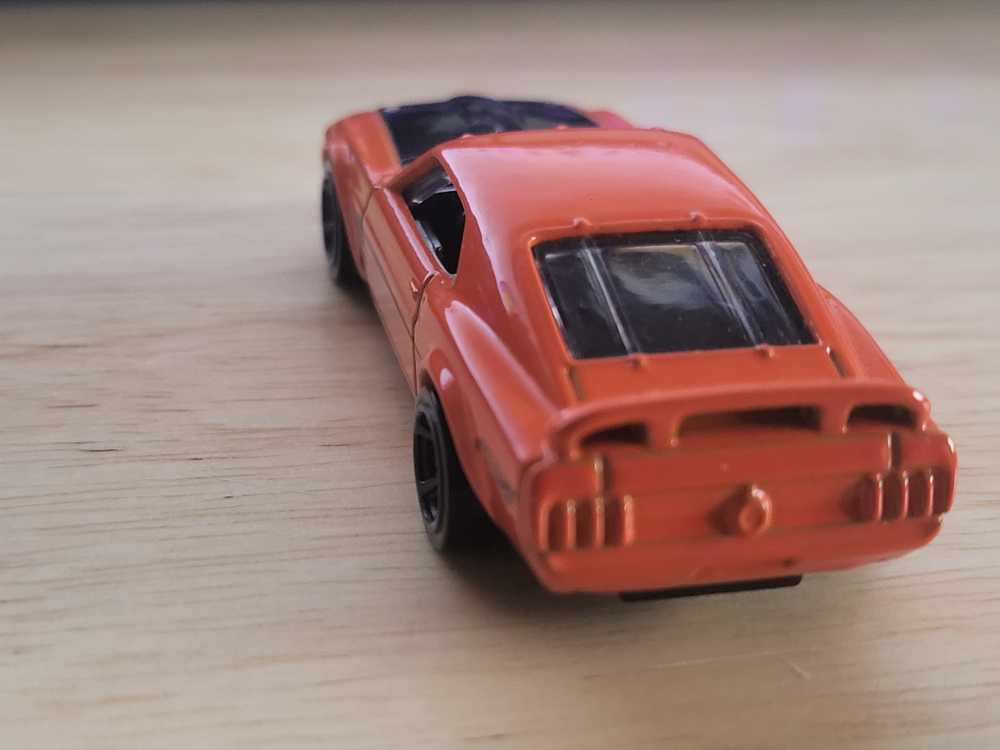 ‘69 Ford Mustang Boss 302 - 2015 Hot Wheels HW Workshop toy car collectible - Main Image 4