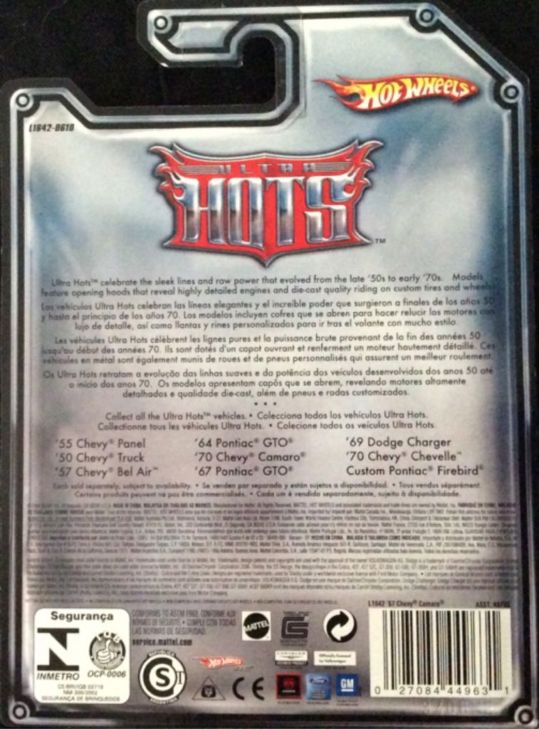 ‘67 Chevy Camaro - 2007 Ultra Hots toy car collectible - Main Image 2