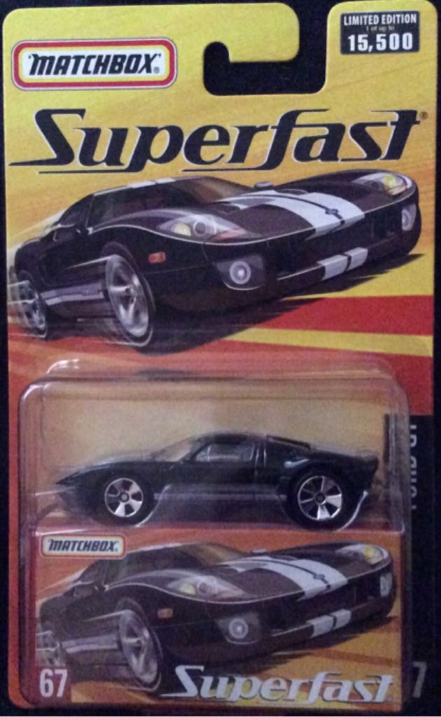 Matchbox Superfast: Ford GT - Matchbox Superfast toy car collectible - Main Image 1