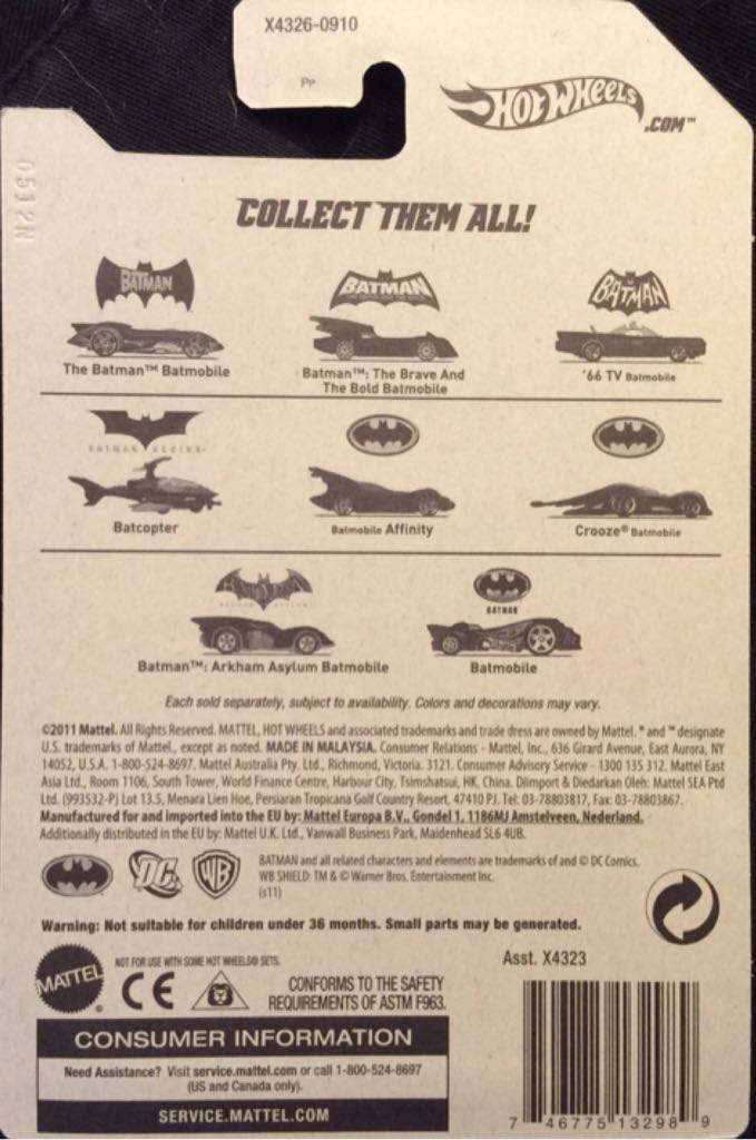 Batman: ’66 TV Batmobile - BATMAN toy car collectible - Main Image 2