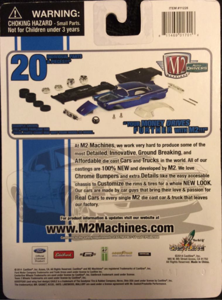 M2 Machines: 1968 Mercury Cougar R-Code - M2 Detroit Muscle toy car collectible - Main Image 2