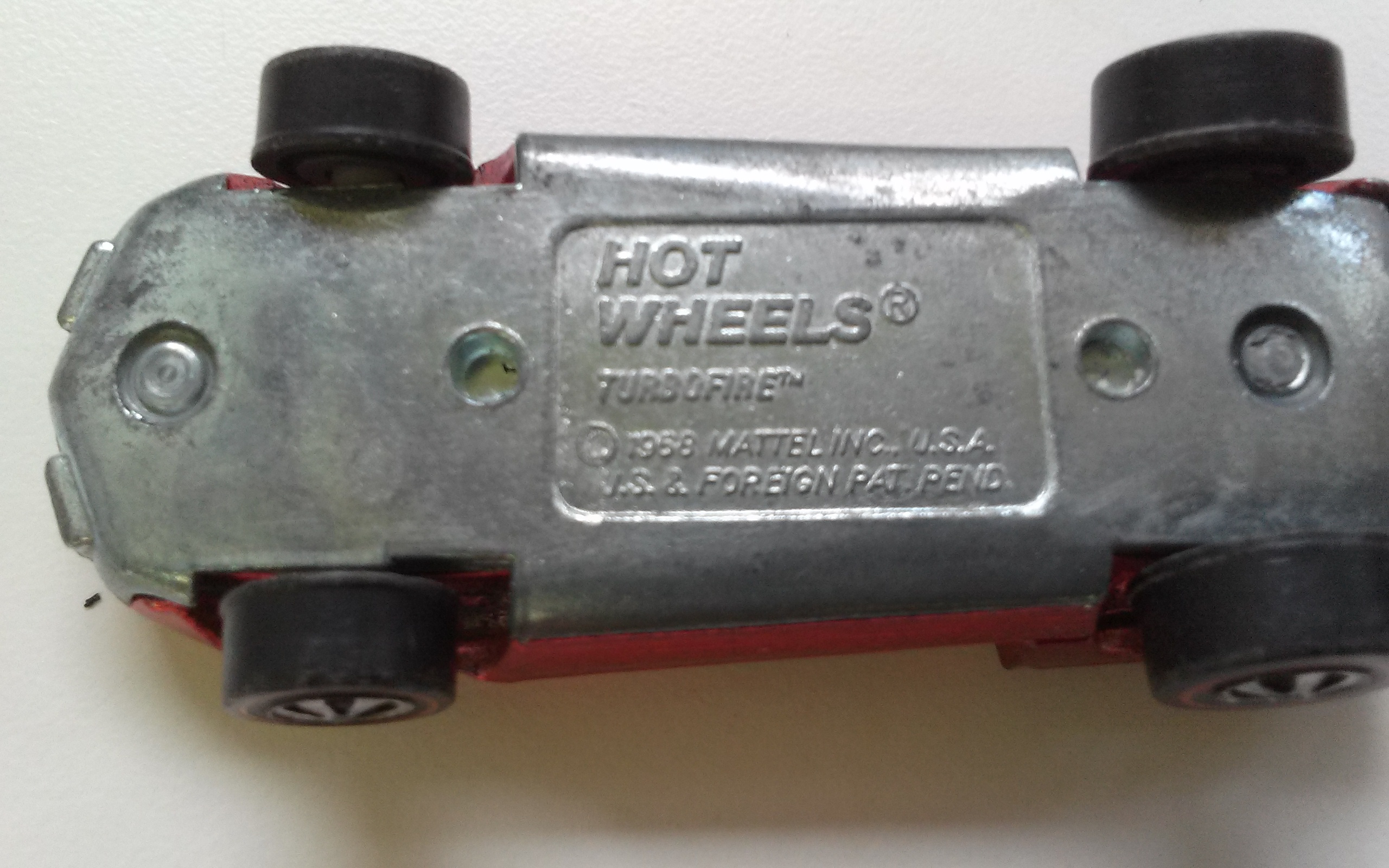 turbofire red 40 ok  toy car collectible - Main Image 2