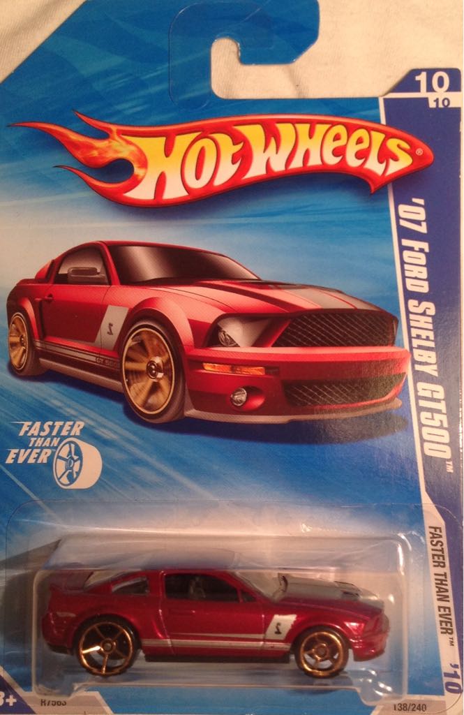 ’07 Ford Shelby GT500 - Faster Than Ever ’10 toy car collectible - Main Image 1