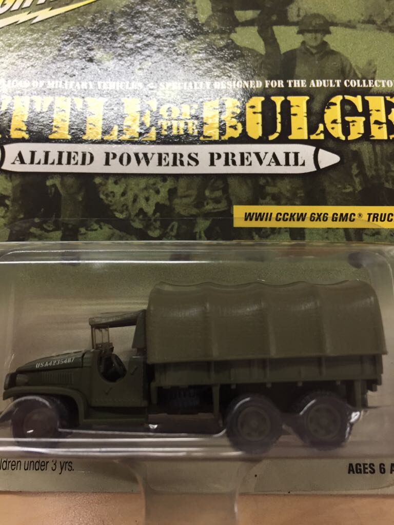 JL BOTB CCKW 6x6 GMC Truck - Battle Of The Bulge toy car collectible - Main Image 2