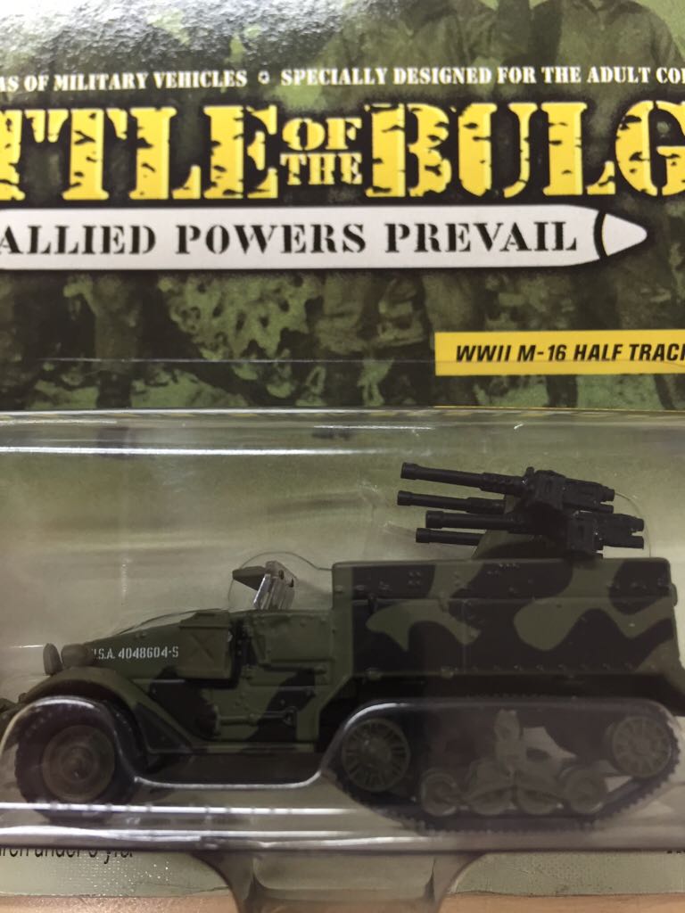 JL BOTB M-16 Half Track - Battle Of The Bulge toy car collectible - Main Image 2