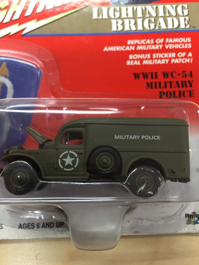 JL LB WC-54 MP Jeep - Lightning Brigade toy car collectible - Main Image 2