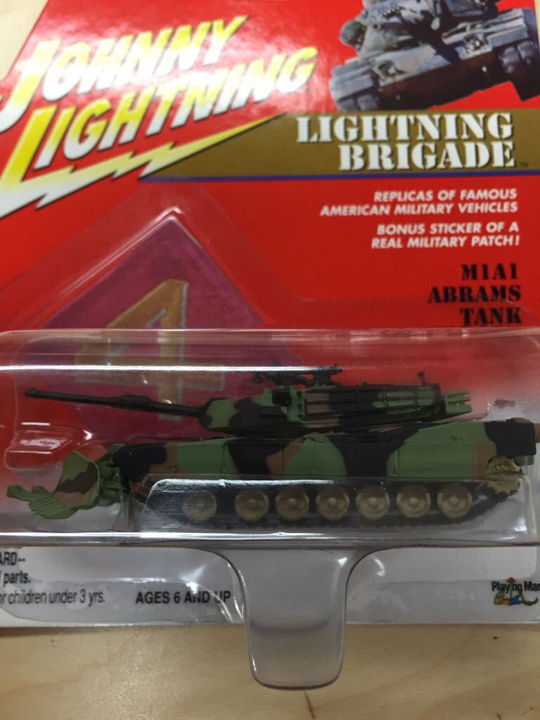 JL LB M1A1 ABRAMS Tank - Lightning Brigade toy car collectible - Main Image 2
