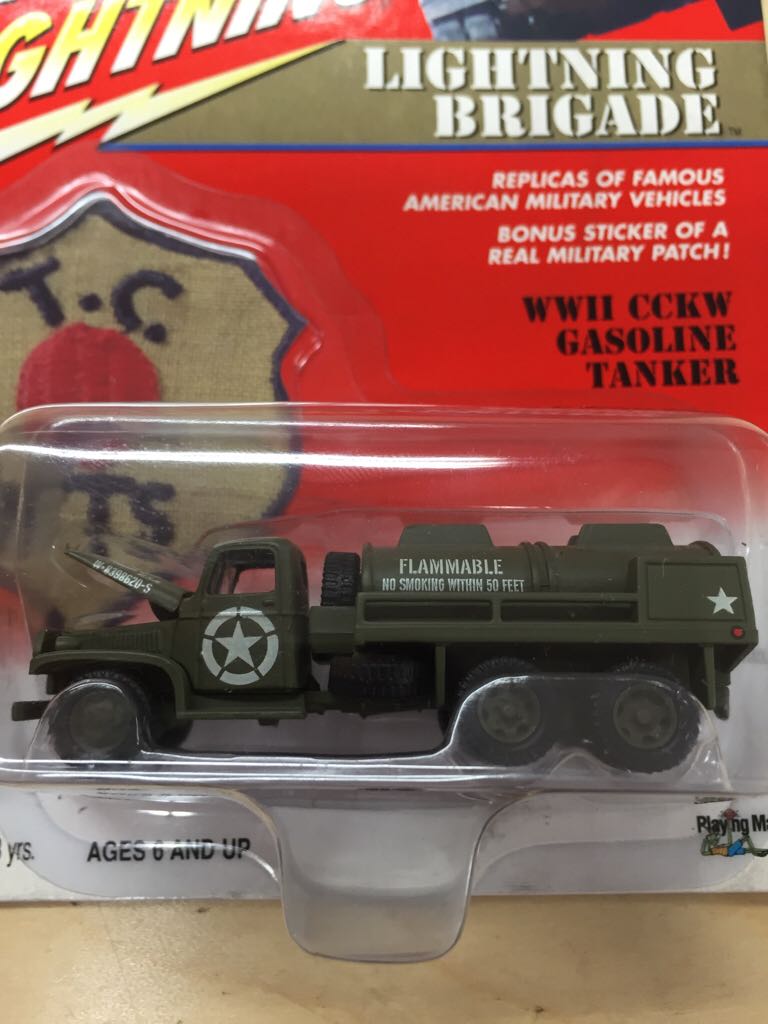 JL LB CCKW Tanker - Lightning Brigade toy car collectible - Main Image 2