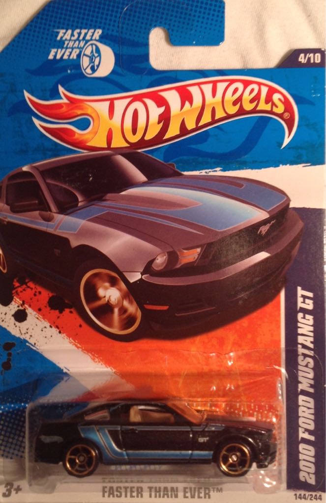 2010 Ford Mustang GT - Faster Than Ever toy car collectible - Main Image 1