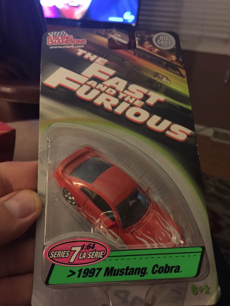 Racing Champions 1997 Mustang Cobra - The Fast And The Furious toy car collectible - Main Image 1