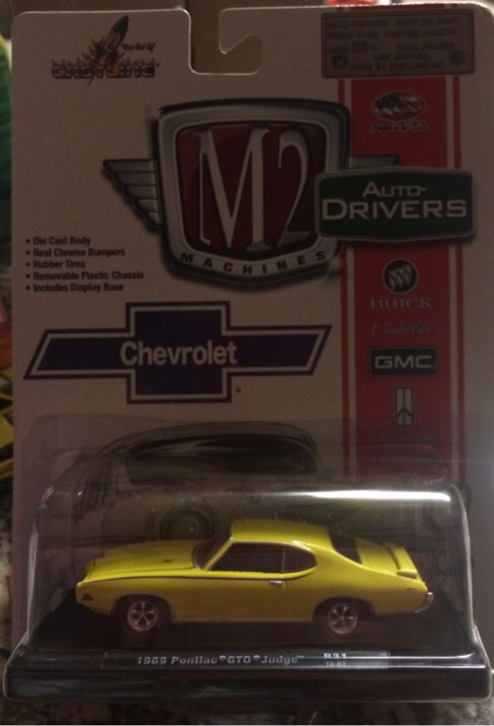 1969 Pontiac GTO Judge - M2 Machines Auto Drivers toy car collectible - Main Image 1