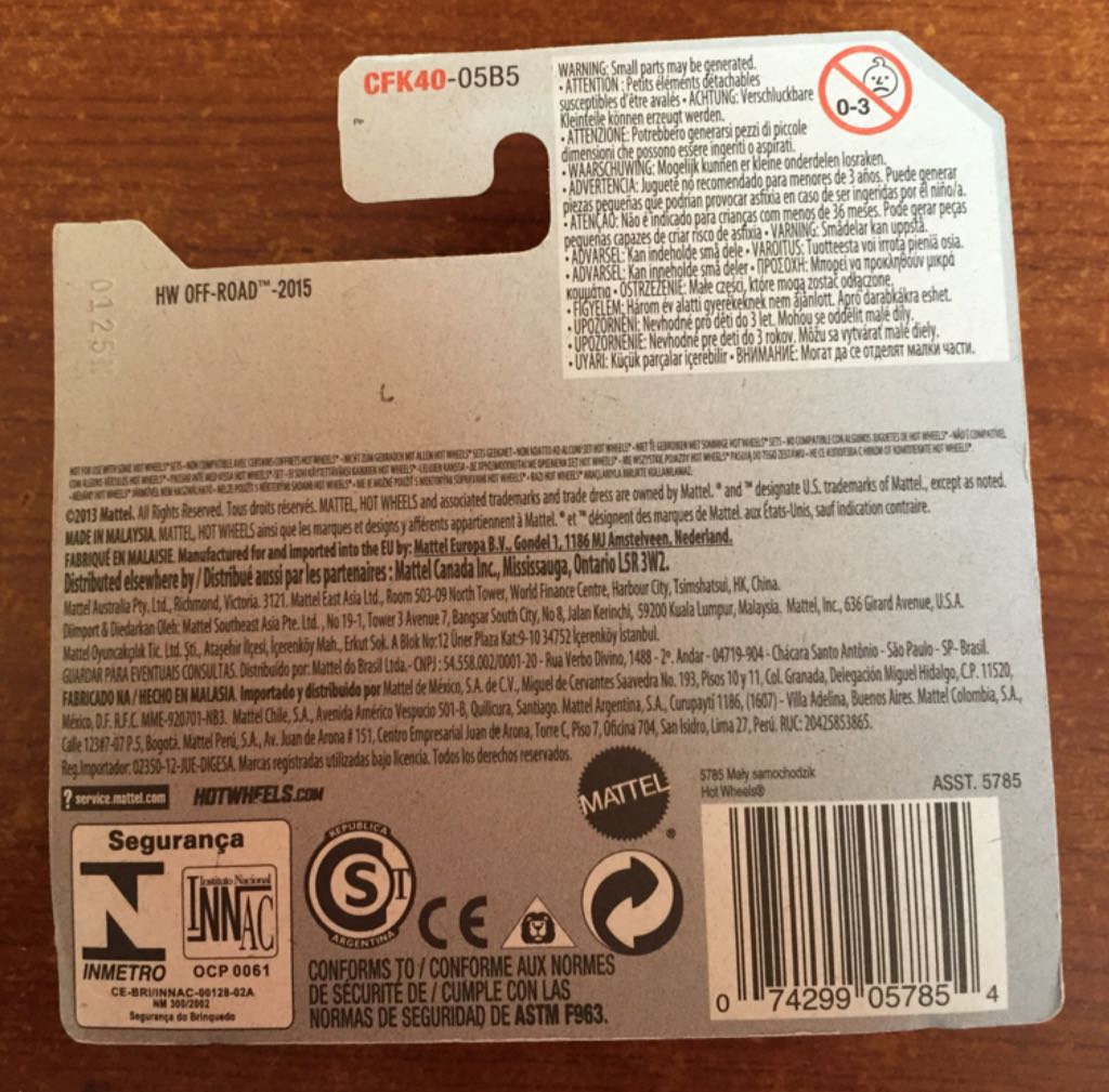 Tred Shredder - HW Off Road toy car collectible - Main Image 2