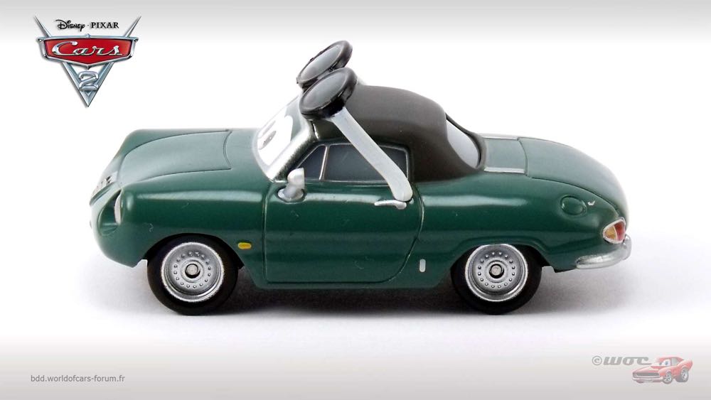 Carinne Cavvy - (2014 - World of Cars) RACE FANS (9) toy car collectible - Main Image 4