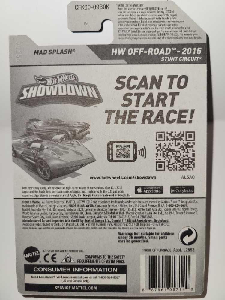 Mad Splash - HW Off-Road toy car collectible - Main Image 4