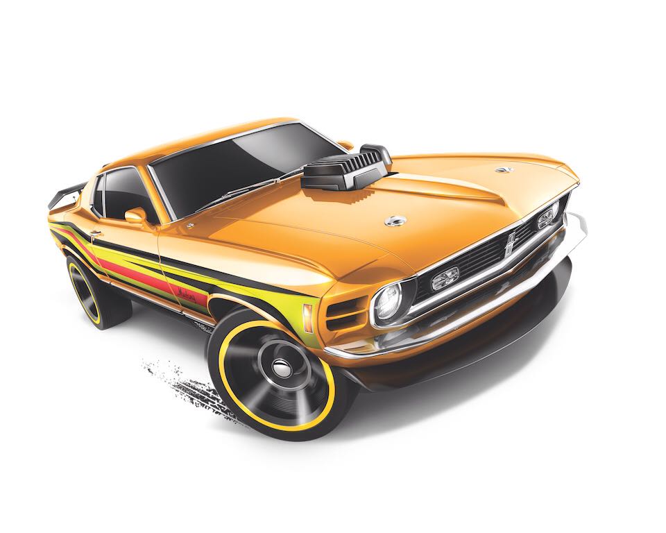 ’70 Ford Mustang MACH 1 - HW City™ 2014 toy car collectible - Main Image 2